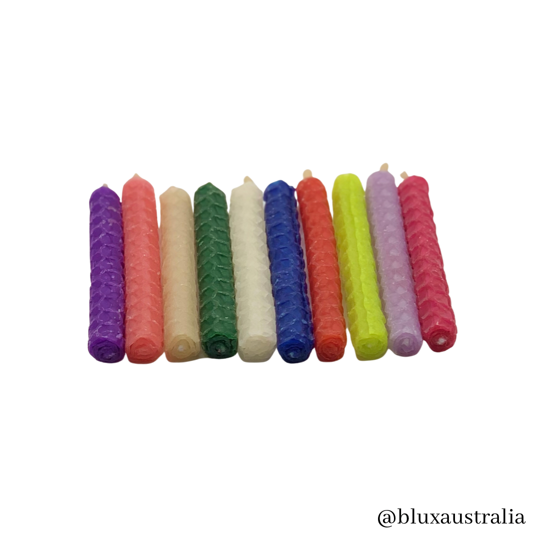 Hand-rolled Birthday Candles