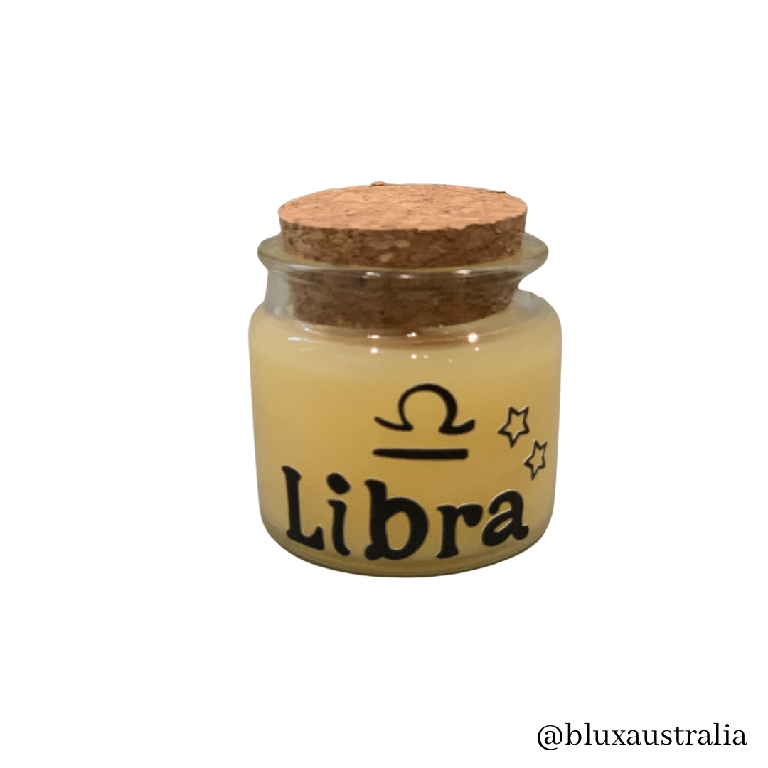 Small Scented Beeswax Candle - Horoscope Signs Collection