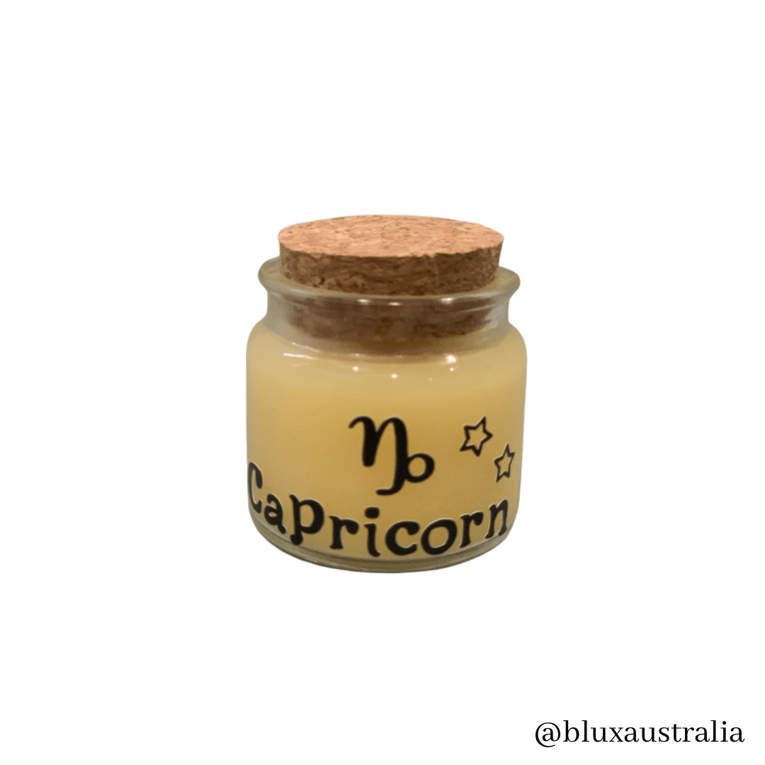 Small Scented Beeswax Candle - Horoscope Signs Collection